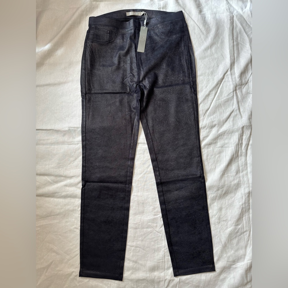 Tractr Navy Sparkle Skinny Jeans
